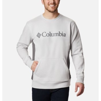 Columbia Minam River Crew, Sudaderas Grises Para Hombre | 201745-AUR